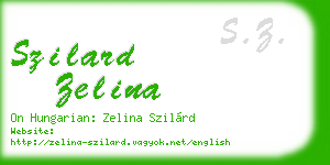 szilard zelina business card